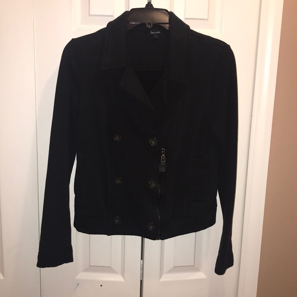 Black side zip, Splendid jacket size Med